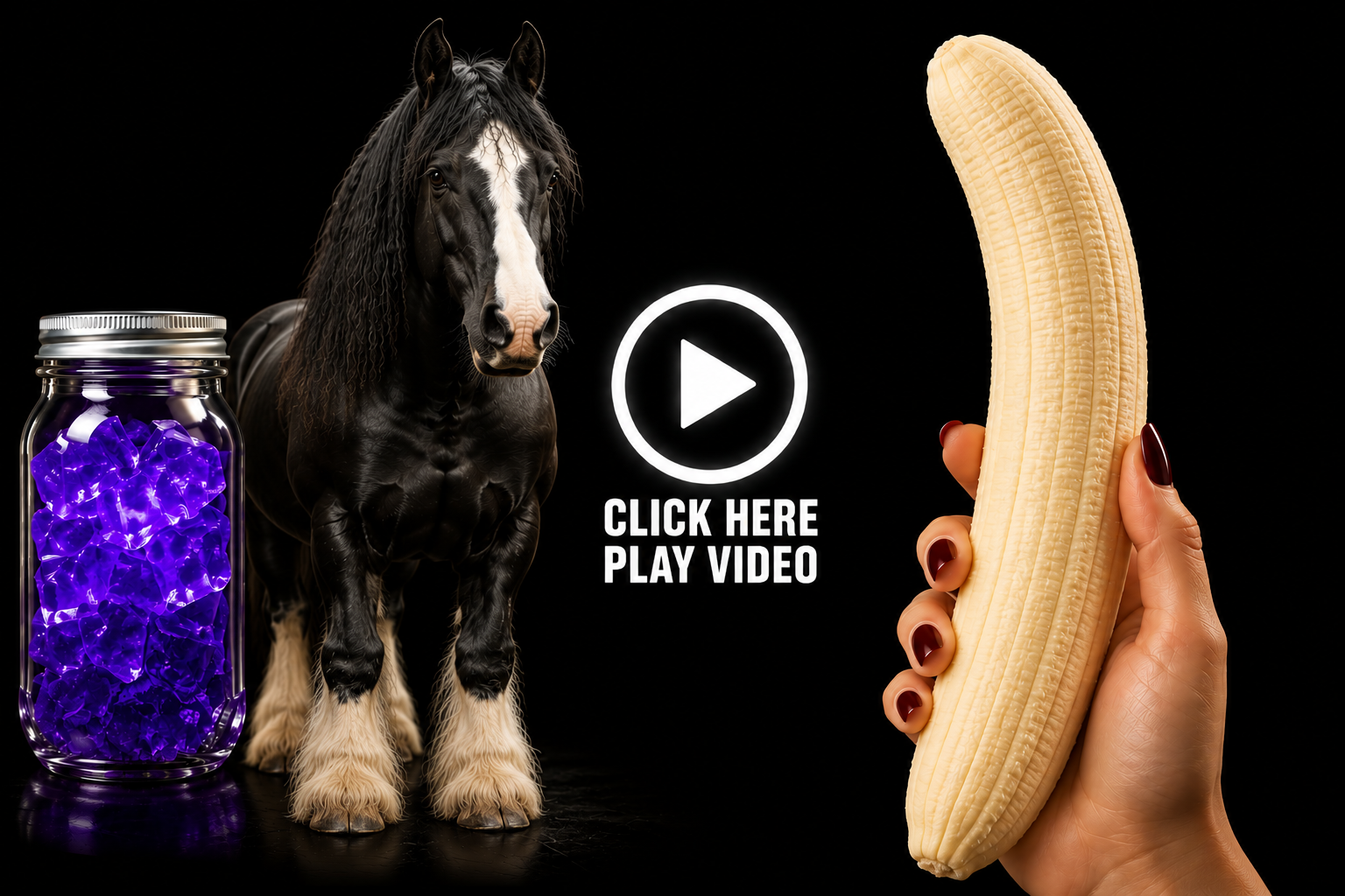 Watch the leaked horse gelatin trick video